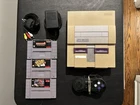 Super Nintendo SNES Home Console with Controller & Hookups + 3 Games Tested!
