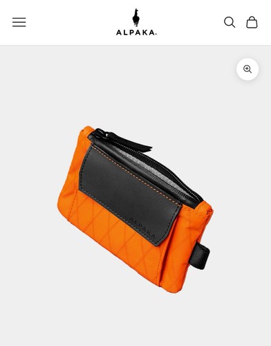 Alpaka Zip Pouch Coin Hot