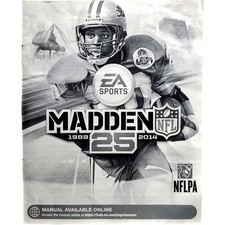 Manual Only Madden NFL 25 - Sony Playstation 3 Pristine Tested Authentic