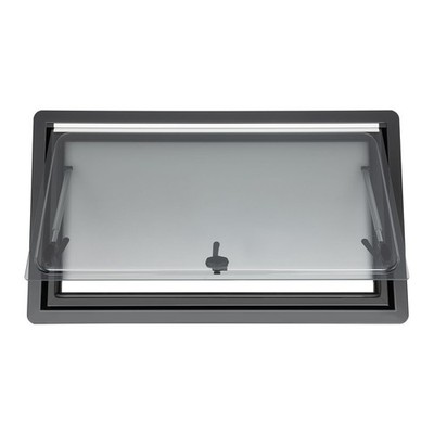 RV Caravan Hinged Push Out Double Glazed Ventilation Window Hatch 900x500mm