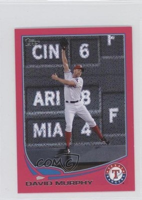 2013 Topps Mini Pink 5/25 David Murphy #558 0a2