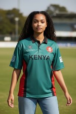 Kenya 2003 ODI World Cup Cricket Shirt   Classic Retro Vintage Polo Jersey