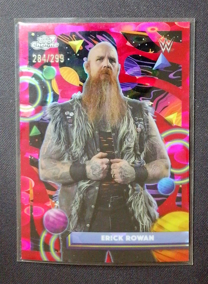 2026 Topps Cosmic Chrome WWE Erick Rowan #200 Magenta Refractor /299