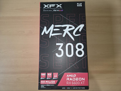 XFX Speedster MERC 308 AMD Radeon RX 6600 XT GDDR6 8GB Graphics Card