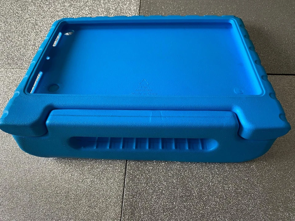 Surom Shockproof Carry Handle Stand Case For Amazon Fire HD 10” - Blue - Image 4 of 4