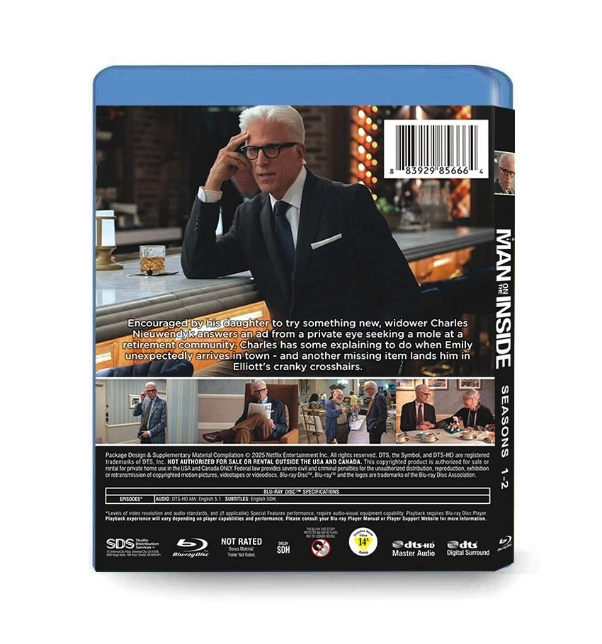 A Man on the Inside season 1-2 2BD New Sealed Box Set In Stock - Image 2 of 2