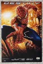 SAM RAIMI SIGNED SPIDER-MAN DIRECTOR 12x18 POSTER - BECKETT COA