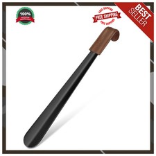 NINEMAX Long Handle Shoe Horn for Seniors 24 Inch Easy Reach Assist Tool