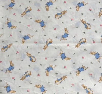 Beatrix Potter Cotton Fabric for Frederick Warne & Co. (1992) 154 x 44   4+ yds