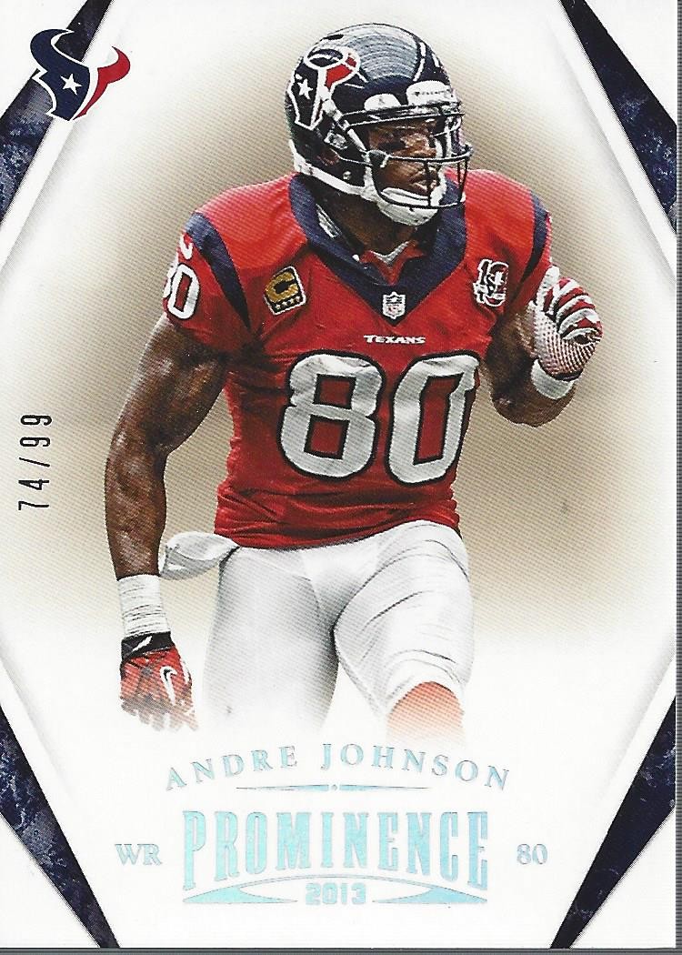 2013 Panini Prominence Platinum #41 Andre Johnson /99 - FB