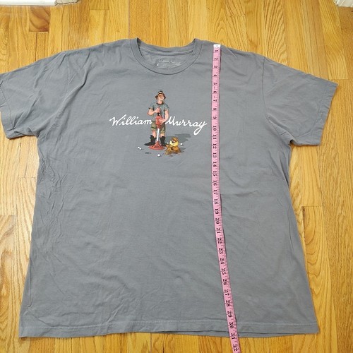 William Murray Caddy Shack Graphic Men's T-Shirt Gray Size XXXL USA Made - Picture 12 of 13