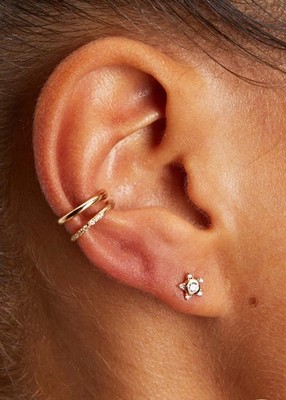 Scosha Gelbgold Easy Ear Cuff