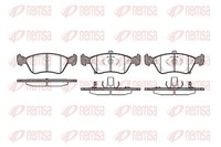 Remsa 0676.02 Bremsbelagsatz, Scheibenbremse FüR Toyota