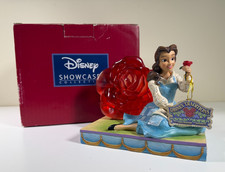 Image of Disney Traditions Belle Beauty The Beast ‘An Enchanted Rose’ Figurine # 6011924