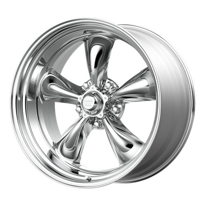American Racing TORQ THRUSTII1 Polished 14x6'' Rim 5X4.5-2 offset, Each