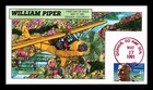 DR JIM STAMPS US COVER WILLIAM PIPER AIR MAIL FDC COLLINS HAND PAINTED
