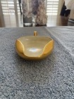 Antique PM Bavaria Moschendorf Iridescent Gold Peach Lusterware Porcelain Dish — photo 3