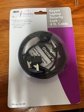  NEW Eaton Tripp Lite Series Security Lock - 4 Feet - Keyed Lock - 2 keys SEC4K
