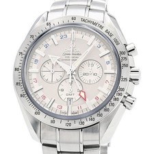 Omega Speedmaster Broad Arrow 3581.30 Chronograph GMT White Auto 533810