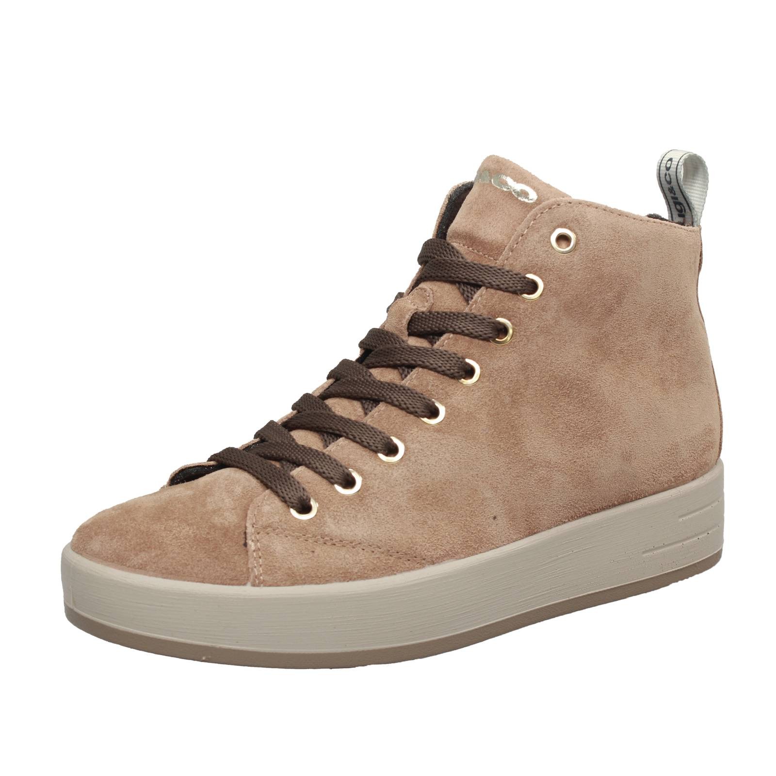 Igi - Co Alina - Hohe braunem Wildleder - 37 23 Damenschuhe 15590₽