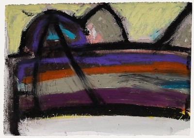 Richard J.S. Young - Zeitgenössische Mischtechnik, Abstrakte Landschaft