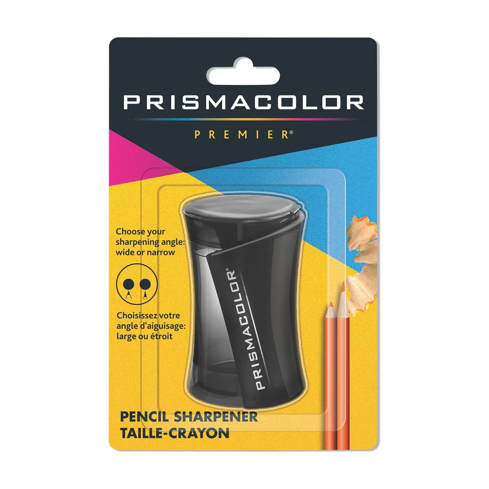 Sharpener, 2 Holes, Black, 1 Count