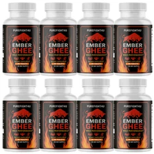 Ember Ghee Men’s Vitality & Stamina Supports Supplement - 8 Bottles