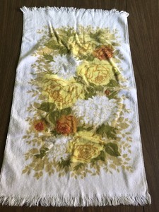 vintage, Rose -Hand, Towels ￼ Field Crest ￼/pennys