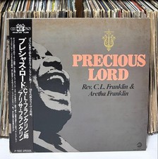C.L. Franklin & Aretha Franklin Precious Lord 2LP Gospel Blues 1984 Chess