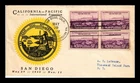 Dr Jim Stamps Fdc Scott 773 California Intl Exhibit Block Linprint Cachet