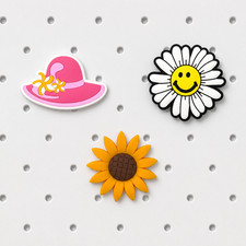 Flower Garden 3-Piece Bogg Bag Charm Set