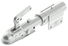 Produktbild - Swivel Hitch Roll Over Coupling Head 360 Degree ATV Quad Trailer 1700kg Towing