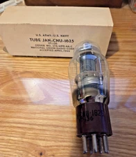 US Army JAN CNU 1625 VT-136 1944 Beam Power Amplifier Tubes New Untested