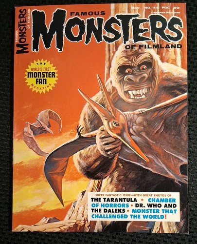 Famous Monsters Of Filmland #44 May 1967 Vintage Magazine