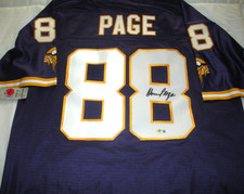 ALAN PAGE MINNESOTA VIKINGS BECKETT/COA SIGNED OFFICIAL LICENSED PROLINE JERSEY