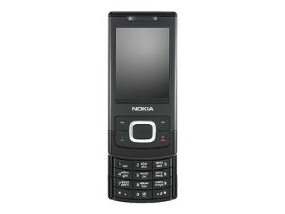 Nokia Slide 6500 Handy (entsperrt) - Schwarz