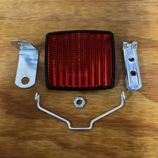 BICYCLE REFLECTOR WITH HANGER FIT BANANA SEAT BIKE NOS