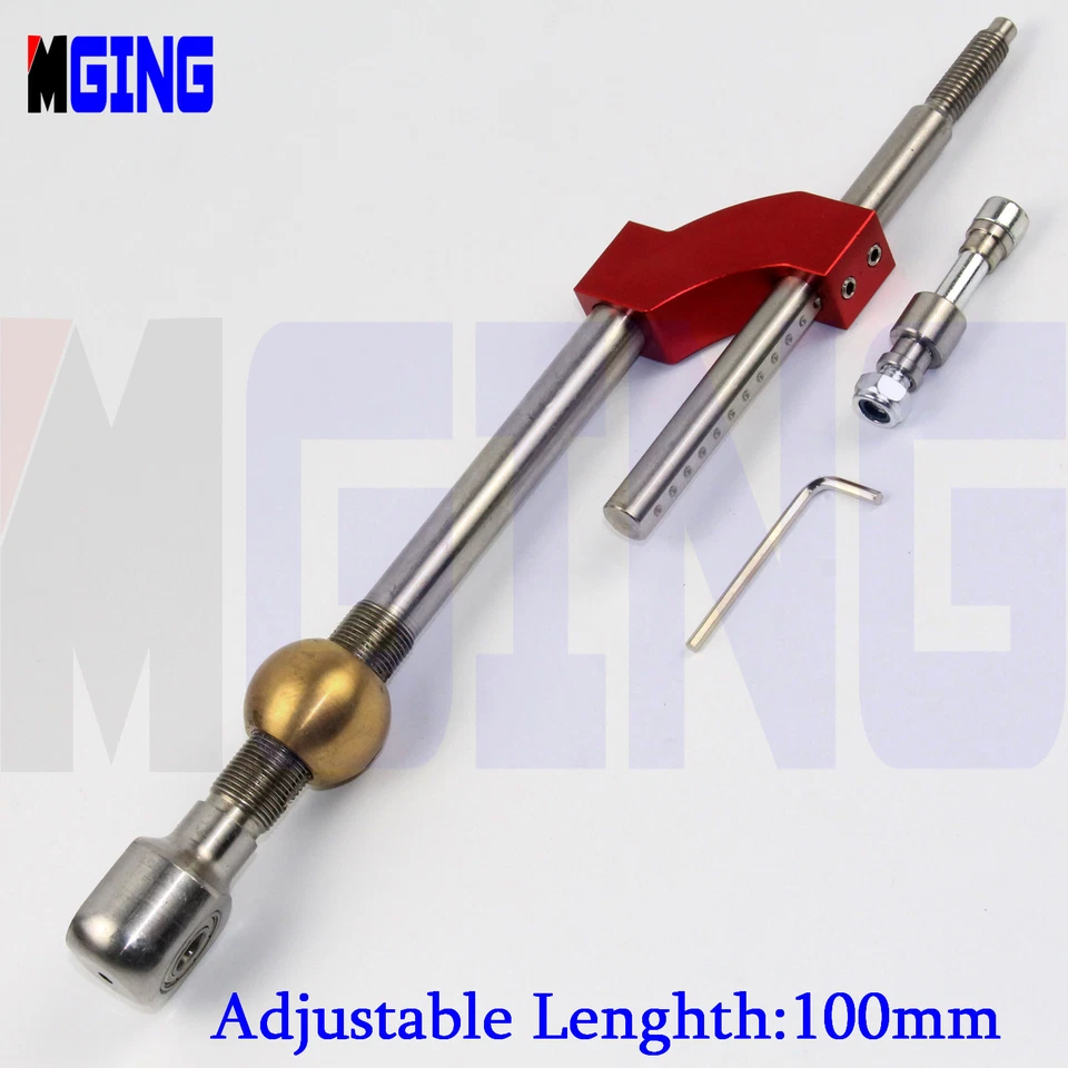 Короткий переключатель передач регулируемой высоты для Honda Civic Integra CRX B16 B18 B20 D16 красный - Изображение 3 из 4