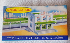 VINTAGE PLASTICVILLE UNION STATION 1901-198 O/S GAUGE