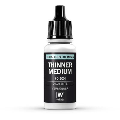 Vallejo 70.524 - Model-Color Verdünner / Thinner, 17 ml 