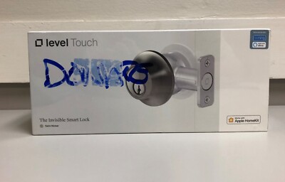 Level Lock-Satin Nickel Bluetooth Single Cylinder Electronic Deadbolt Smart Lock