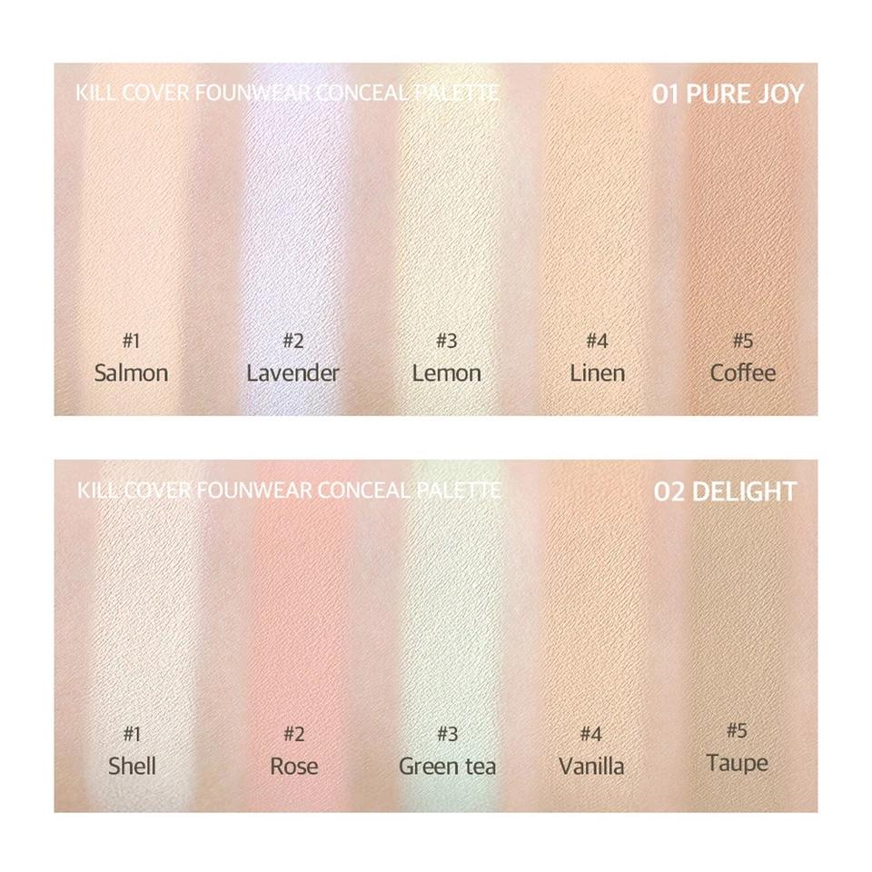 CLIO Kill Cover Founwear Conceal Palette 6g 2colors K-Beauty - Image 3 of 4