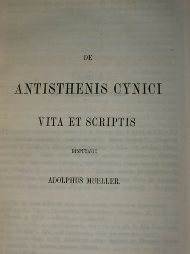 Buch Müller Winckelmann Dümmler Antisthenis Philologie Archäologie 1842 1860 - Picture 5 of 9