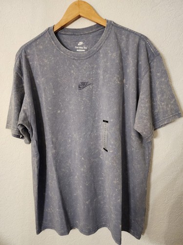 New Nike Air Sportswear MAX 90 Tee Size Large DZ2898 498 Ashen Slate Loose Fit