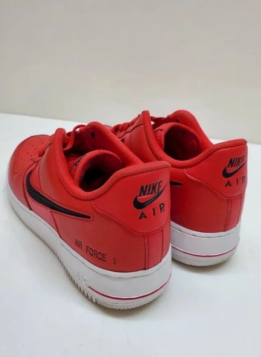 Nike Air Force 1 Low Red Shoes Men's Size 9 | eBay