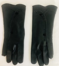 Vintage Ladies Driving Gloves Nylon/Rayon 70s Size 6-61/2 Hong Kong