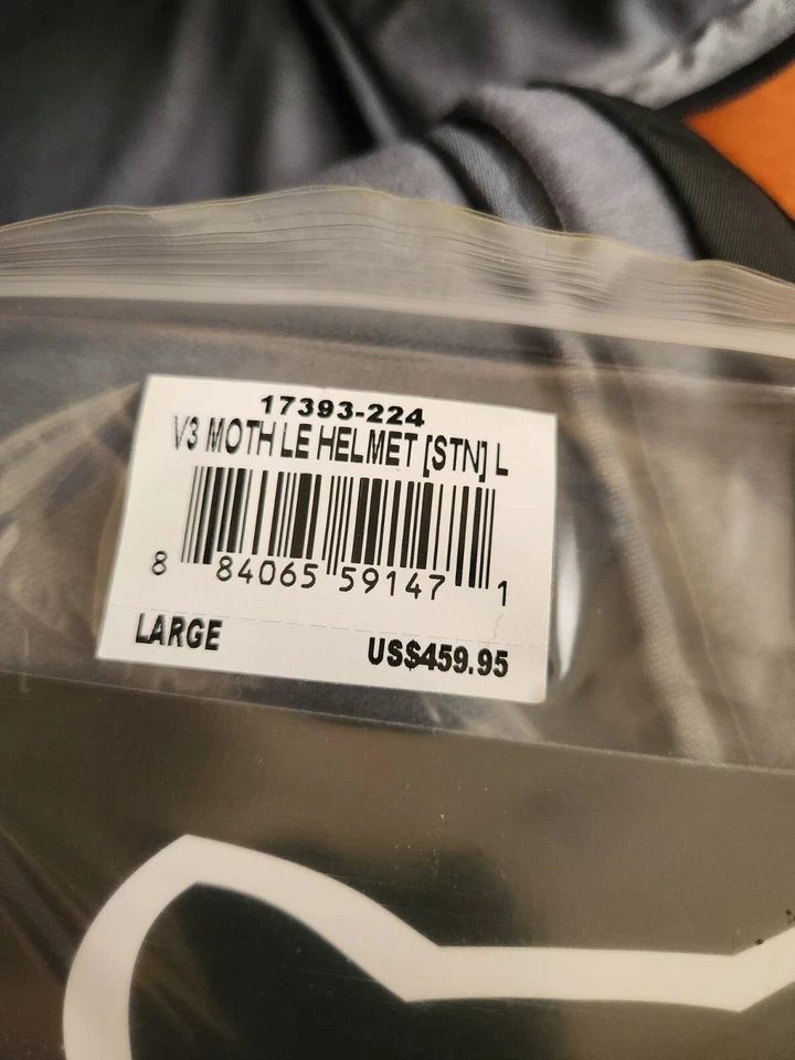Novo Fox V3 Moth LE Capacete de Motocross Adulto Grande com nova lente transparente Óculos Fox - Imagem 4 de 4
