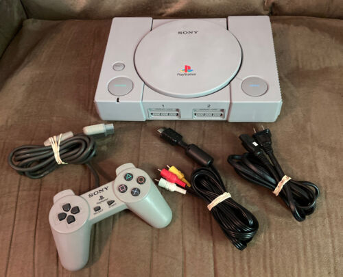 Console officielle Sony PlayStation 1 PS1 complète avec manette ! ~ Expédition rapide ! - Photo 1/12