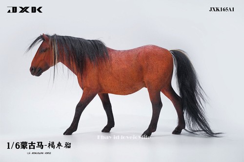 JXK 1/6 Mongolian Horse Model Animal Mongolica Figure Gift Toy Collector Decor - Picture 22 of 75