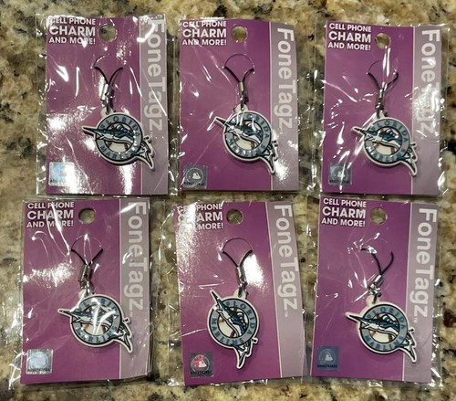 Florida Marlins Pack Of 6 Cell Phone Charms - Photo 2 sur 4